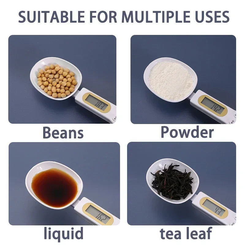 Mini Digital Spoon Scale – LCD Kitchen Scale 0.5–500g Digital Spoon Scale SPOT