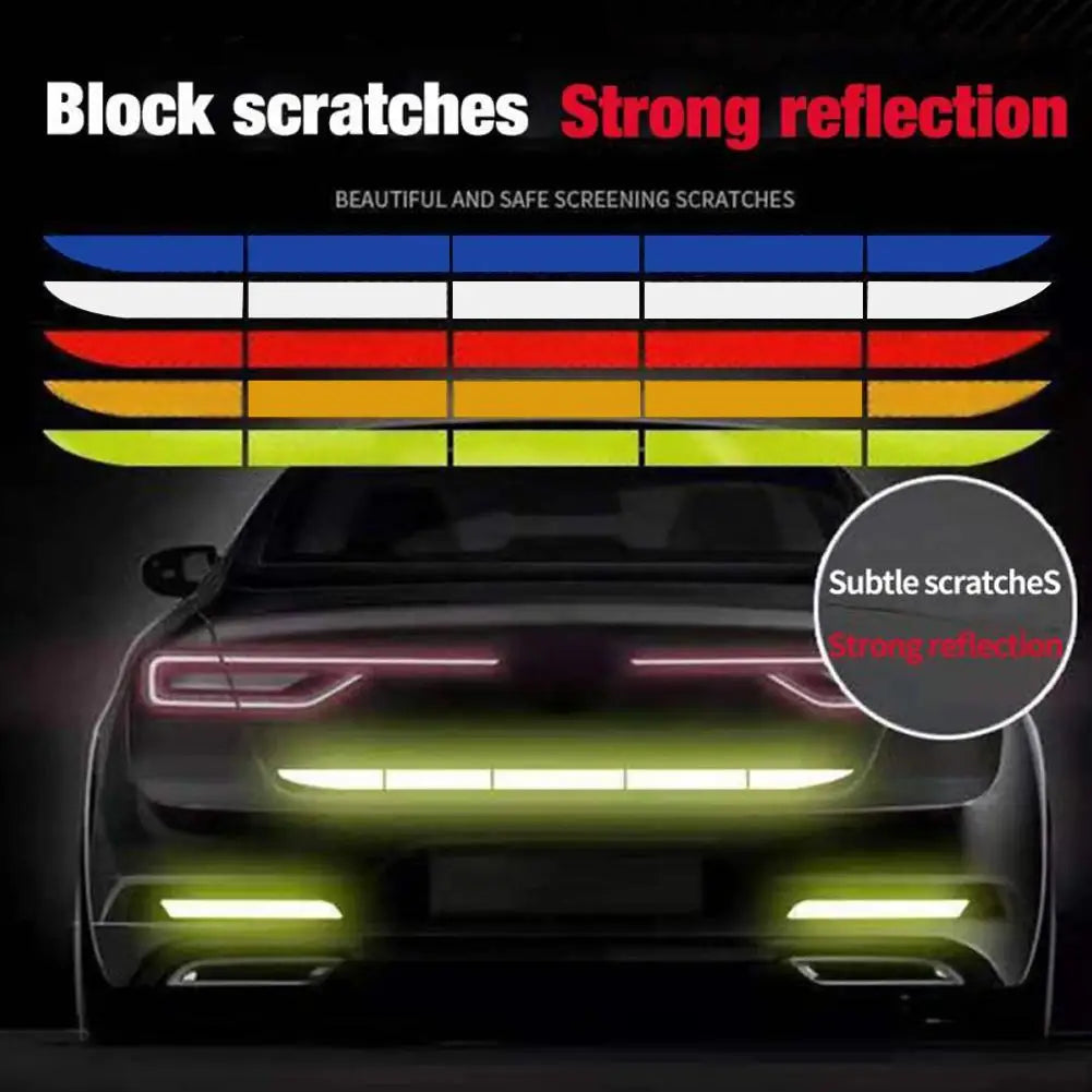 5-Pack Rear Reflective Safety Stickers – Car Warning Tape Decals Reflective Car Stickers SPOT