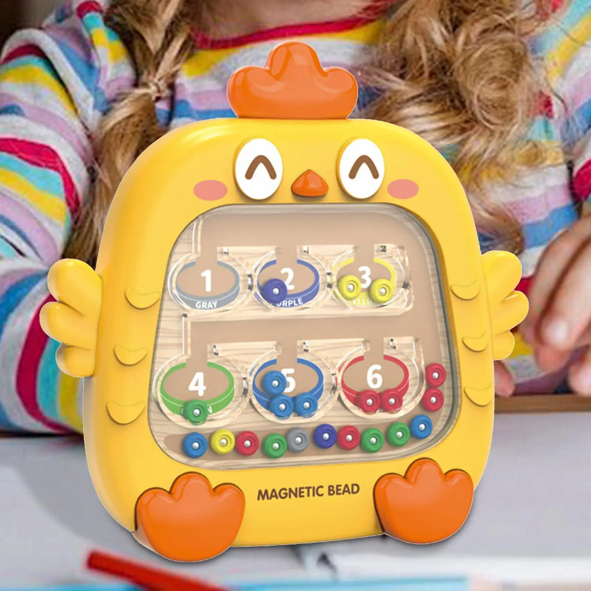 Kids Magnetic Color Maze Board – Chicken Montessori Toy Educational Maze Toy SPOT