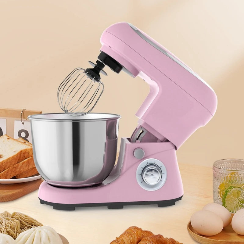 Pink Stand Mixer – Dough Kneading, Egg Beating & Baking Stand Mixer SPOT