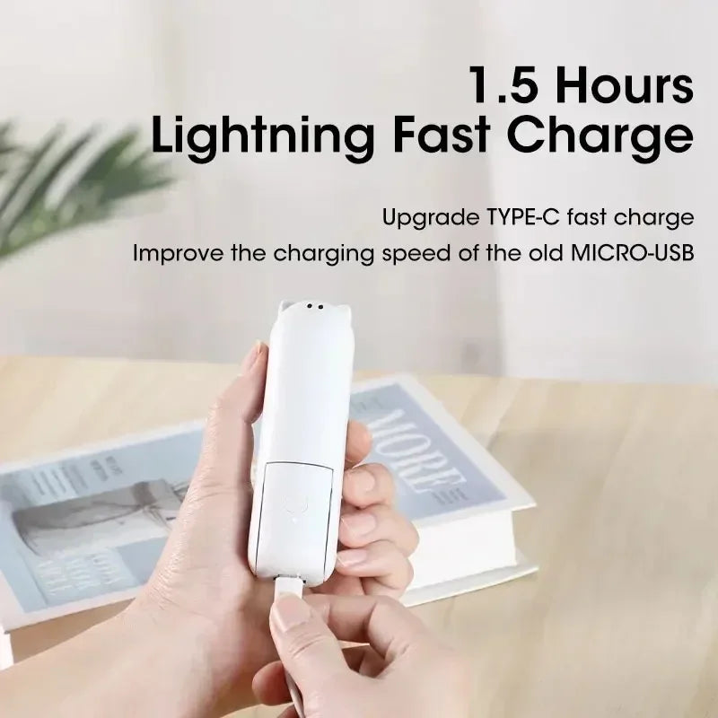 Foldable Mini Handheld Fan 2000mAh USB Rechargeable Power Bank Handheld Portable Fan SPOT