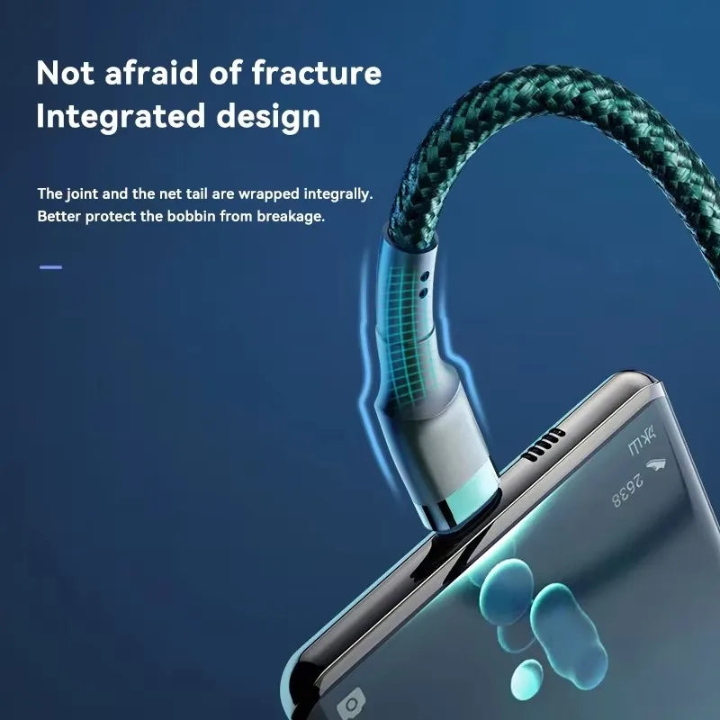 120W USB-C to USB-C Fast Charging Cable – 6A PD Quick Charge USB-C Charging Cable SPOT