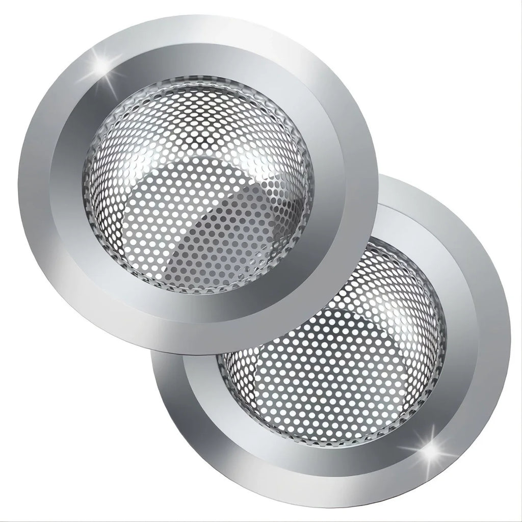 2-Pack Stainless Steel Kitchen Sink Strainer Basket Set Sink Strainer Basket SPOT 2Pcs