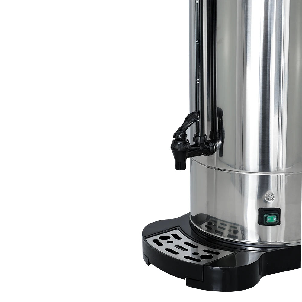30L Commercial Stainless Steel Coffee Percolator & Hot Water Urn Commercial Coffee Urn SPOT