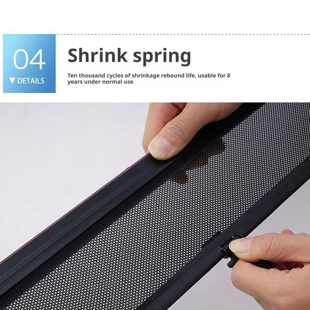 Automatic Retractable Car Window Sunshade Mesh Roller Curtain Car Window Sunshade SPOT