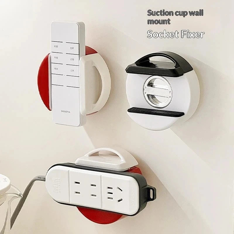 Suction Cup Wall Mount Holder – Power Strip & Remote Organizer Wall Mount Organizer SPOT