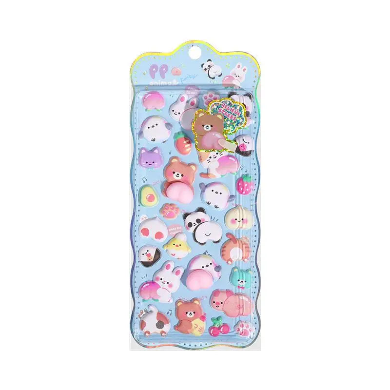 3D Cartoon Peach Foam Sticker – Squishy DIY Decor Sticker Novelty Foam Sticker SPOT A2