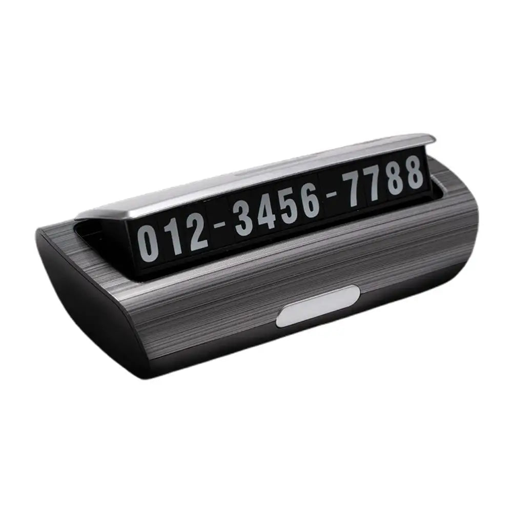 Temporary Parking Card with Hidden Phone Number – Dashboard Sign Parking Dashboard Sign SPOT E
