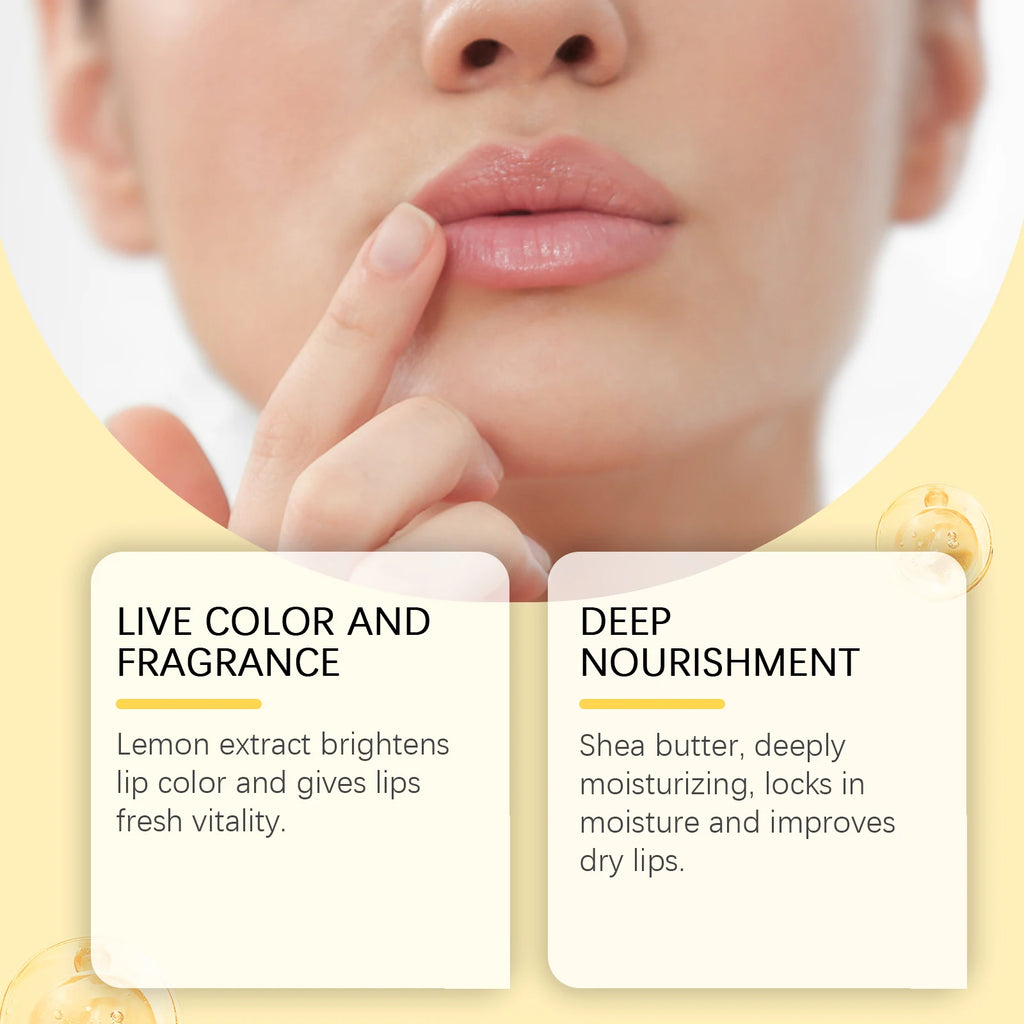 Lemon Turmeric Lip Balm – Exfoliating & Moisturizing Lip Care Lip Balm SPOT