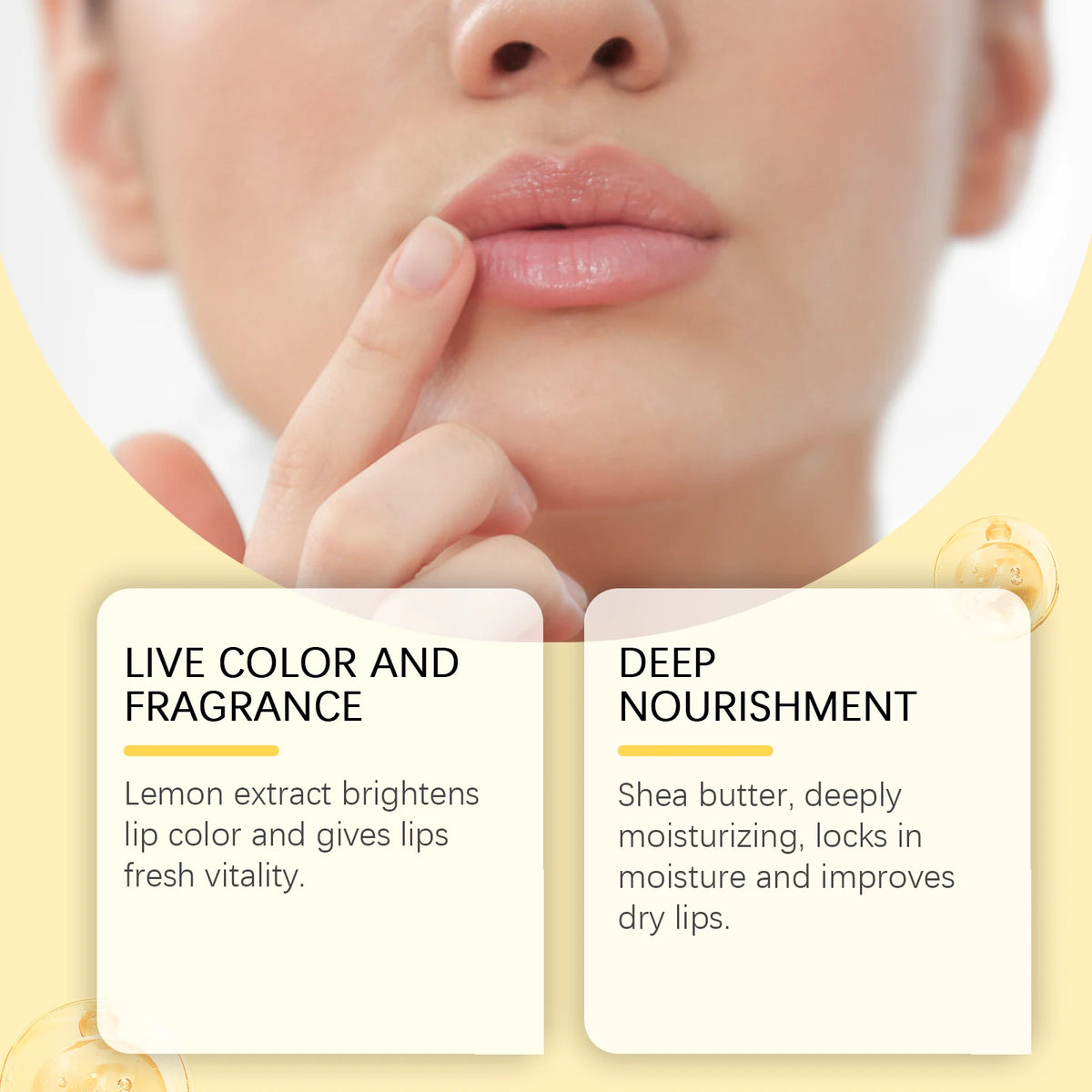 Lemon Turmeric Lip Balm – Exfoliating & Moisturizing Lip Care Lip Balm SPOT