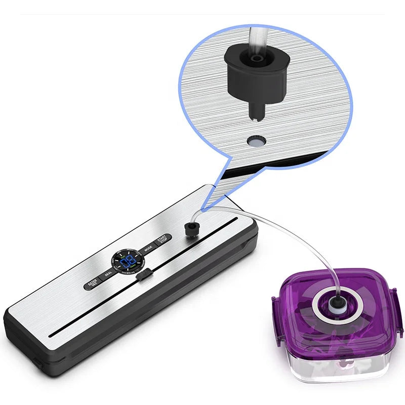 DUTRIEUX Vacuum Sealer Machine | Built-In Cutter, Dry & Moist Modes Vacuum Sealer Machine SPOT
