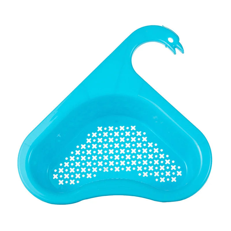 Swan Sink Drain Basket – Fruit, Veggie & Sponge Strainer Sink Drain Basket SPOT Blue