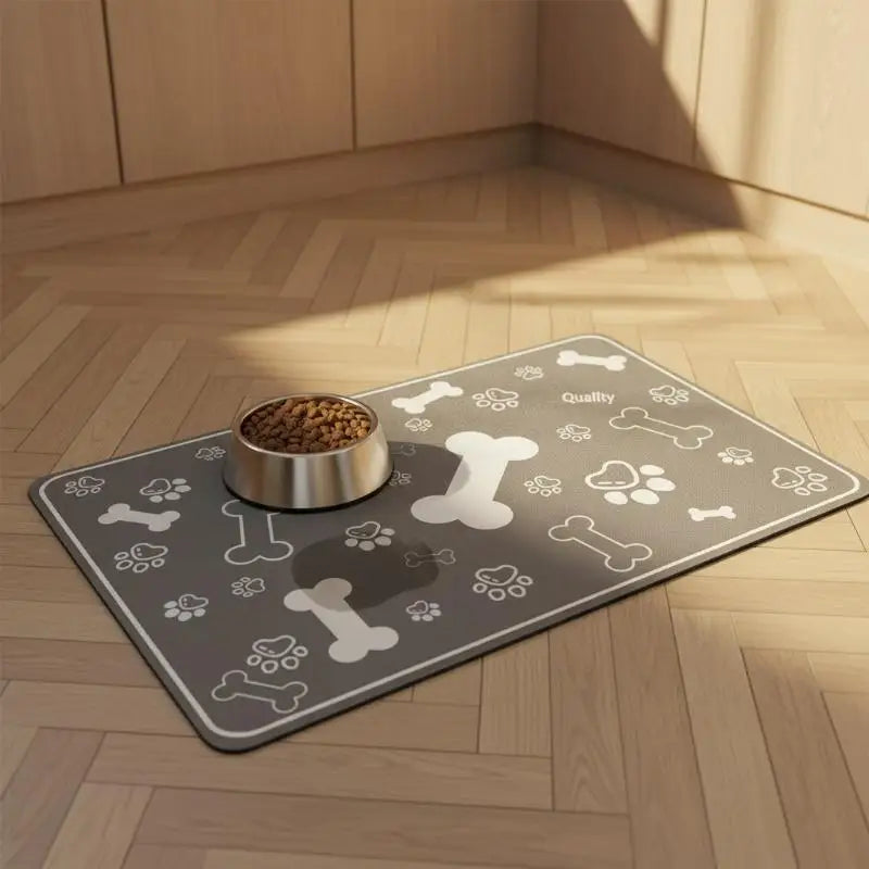 Diatomaceous Earth Pet Placemat – Anti-Slip Dog & Cat Feeding Mat Pet Feeding Mat SPOT