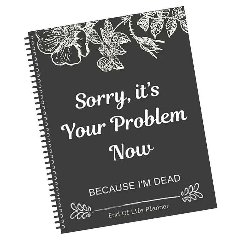 Funny End of Life Planner – Emergency Binder & Final Wishes Life Planning Binder SPOT Default Title