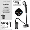 6000mAh Portable Camping Shower – Electric Pump & LED Display Portable Camping Shower SPOT BLACK