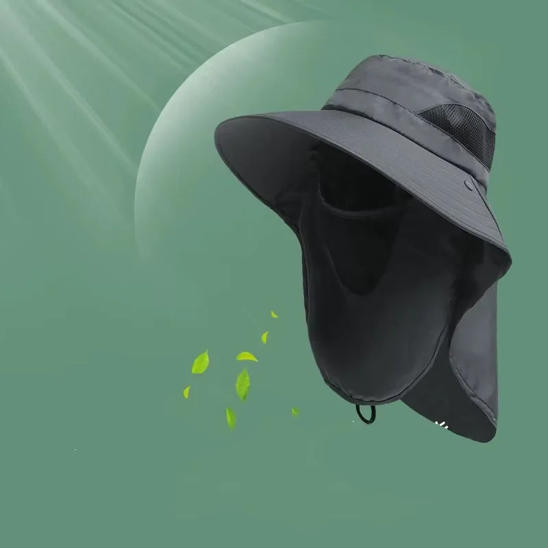 UV Neck Flap Sun Hat – Fishing Bucket Cap for Outdoor Use Outdoor Sun Hat SPOT