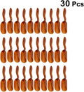 30-Pack Mini Plastic Garden Scoops – Soil & Tea Leaf Spoons Garden Hand Tools SPOT Brown