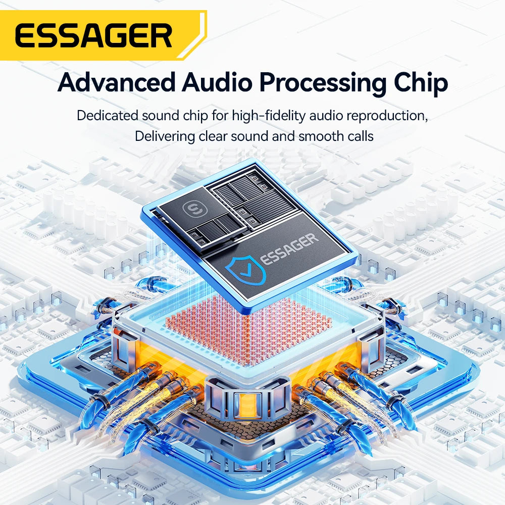 Essager USB External Sound Card – 3.5mm Audio Adapter USB Audio Adapter SPOT