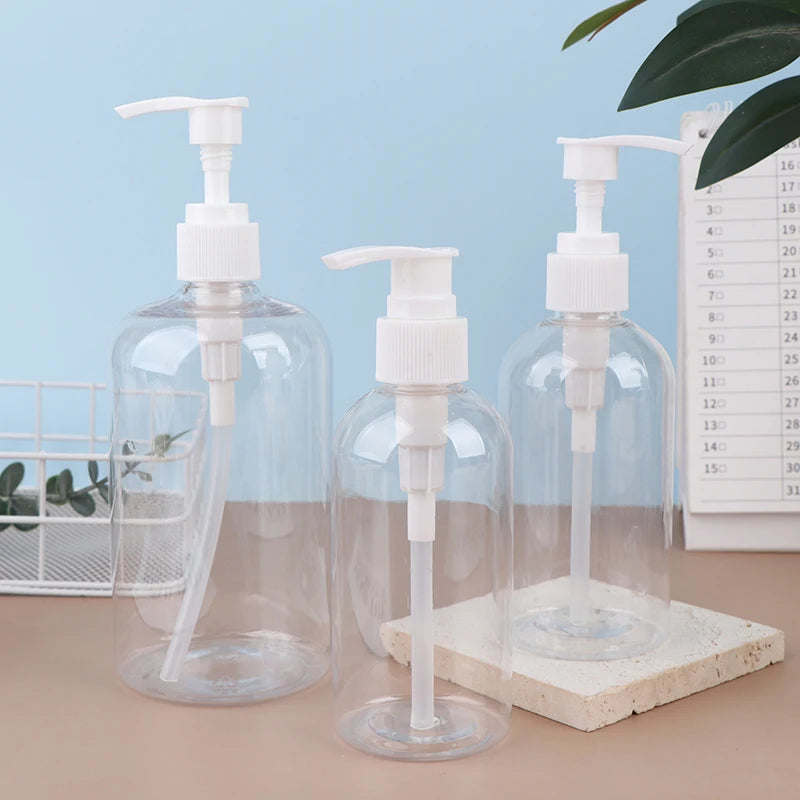 Refillable Pump Dispenser Bottles 200–500ml | PET Travel Pump Dispenser Bottle SPOT