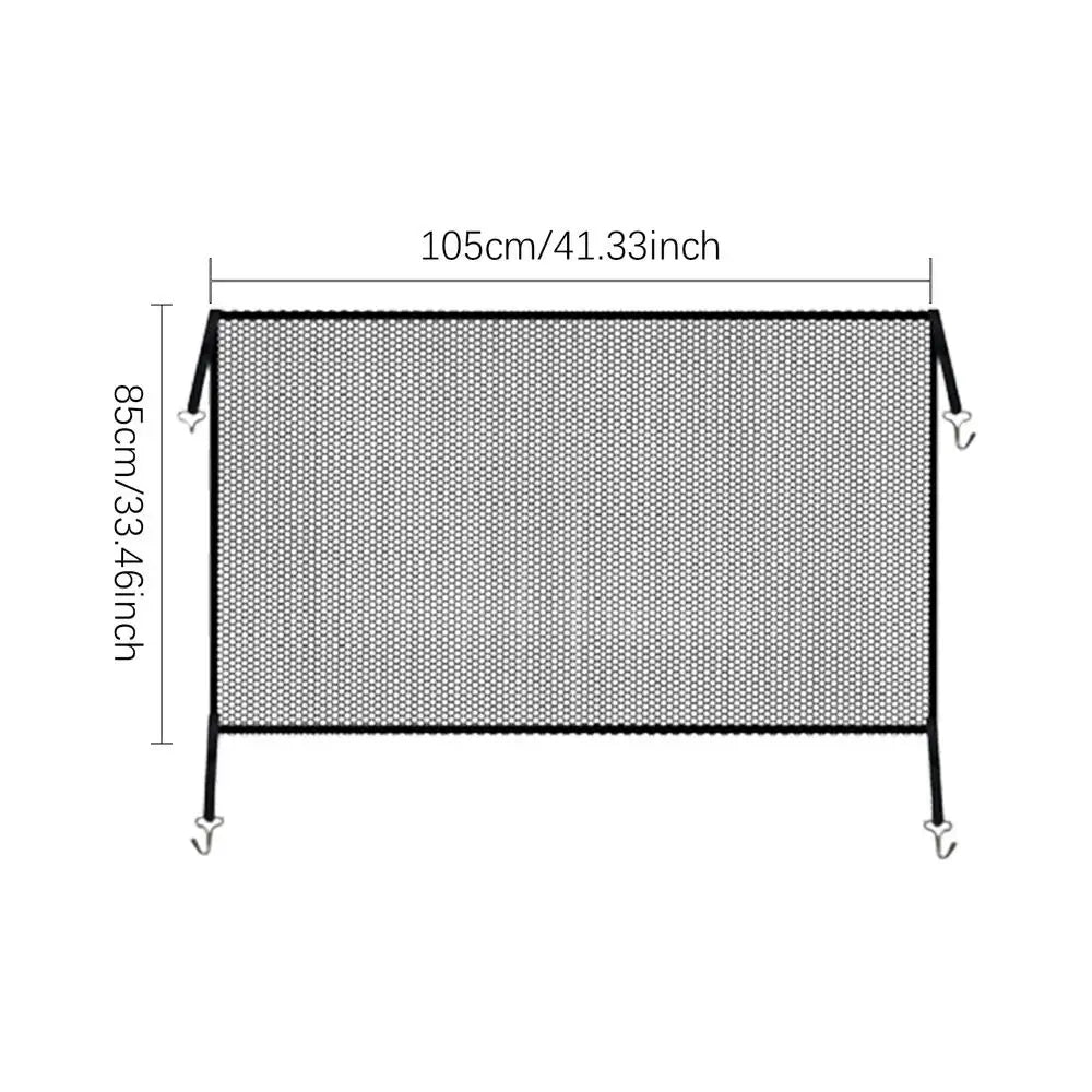 Trimmable Car Grille Mesh Guard 41.3x33.5in – Universal Fit Grille Mesh Guard SPOT Black