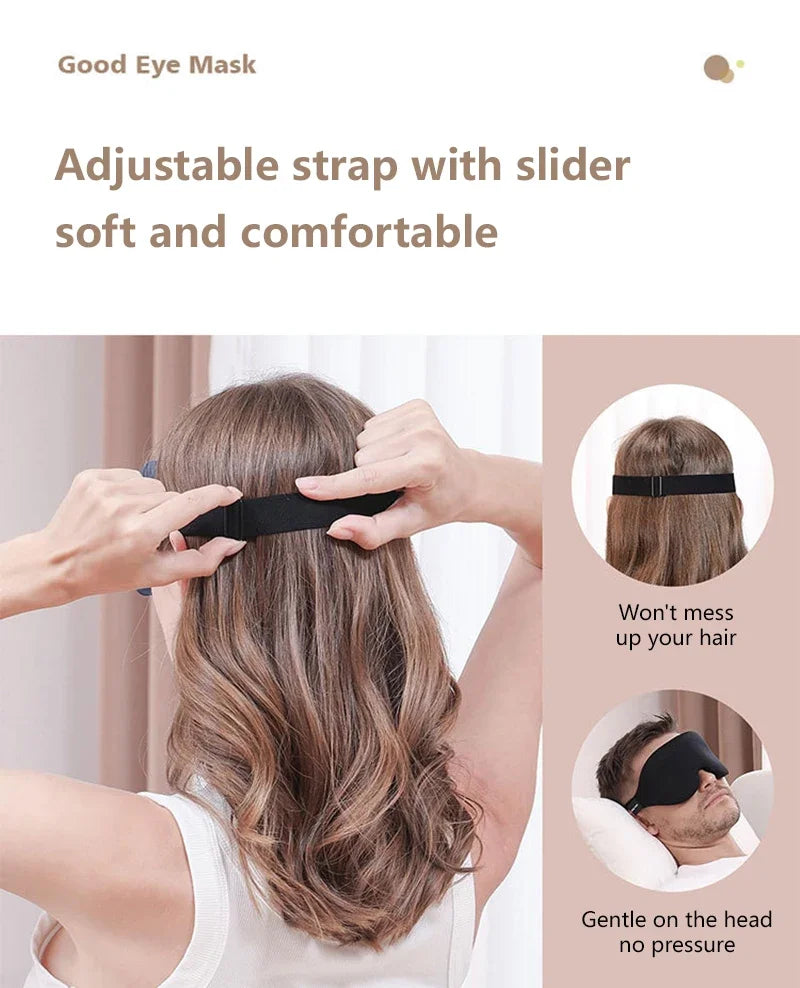 3D Sleep Eye Mask – Breathable, Light-Blocking & Super Soft Sleep Eye Mask SPOT