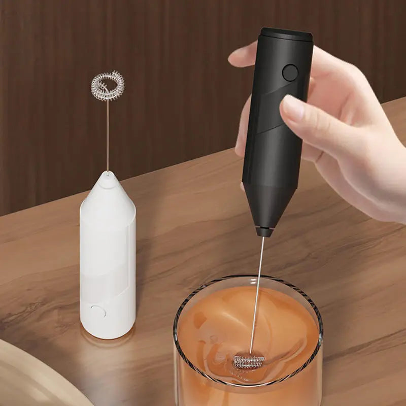 Electric Milk Frother & Coffee Whisk – Mini Handheld Foamer Handheld Milk Frother SPOT