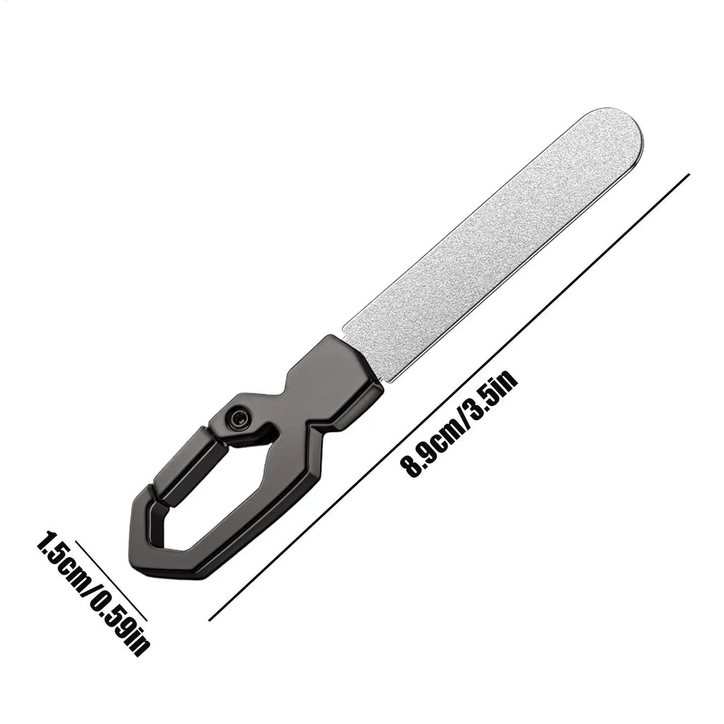 Double-Sided Stainless Steel Nail File – Coarse & Fine Grit Nail File SPOT