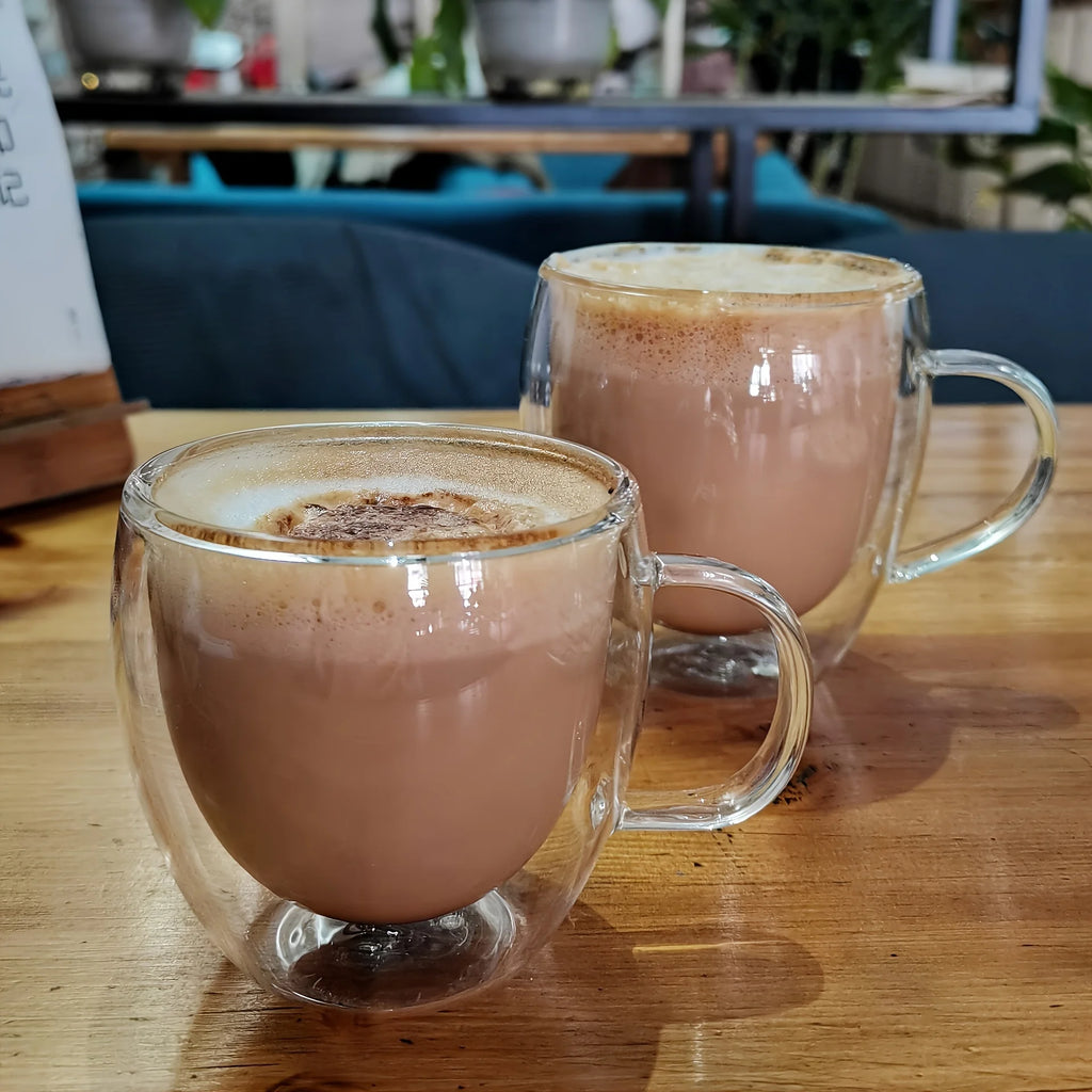 250ml Double-Walled Borosilicate Glass Coffee Mug with Handle Glass Coffee Mug SPOT