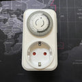 Mechanical Timer Socket 16A 3680W 24H EU Germany Plug Mechanical Timer Switch SPOT Ordinary