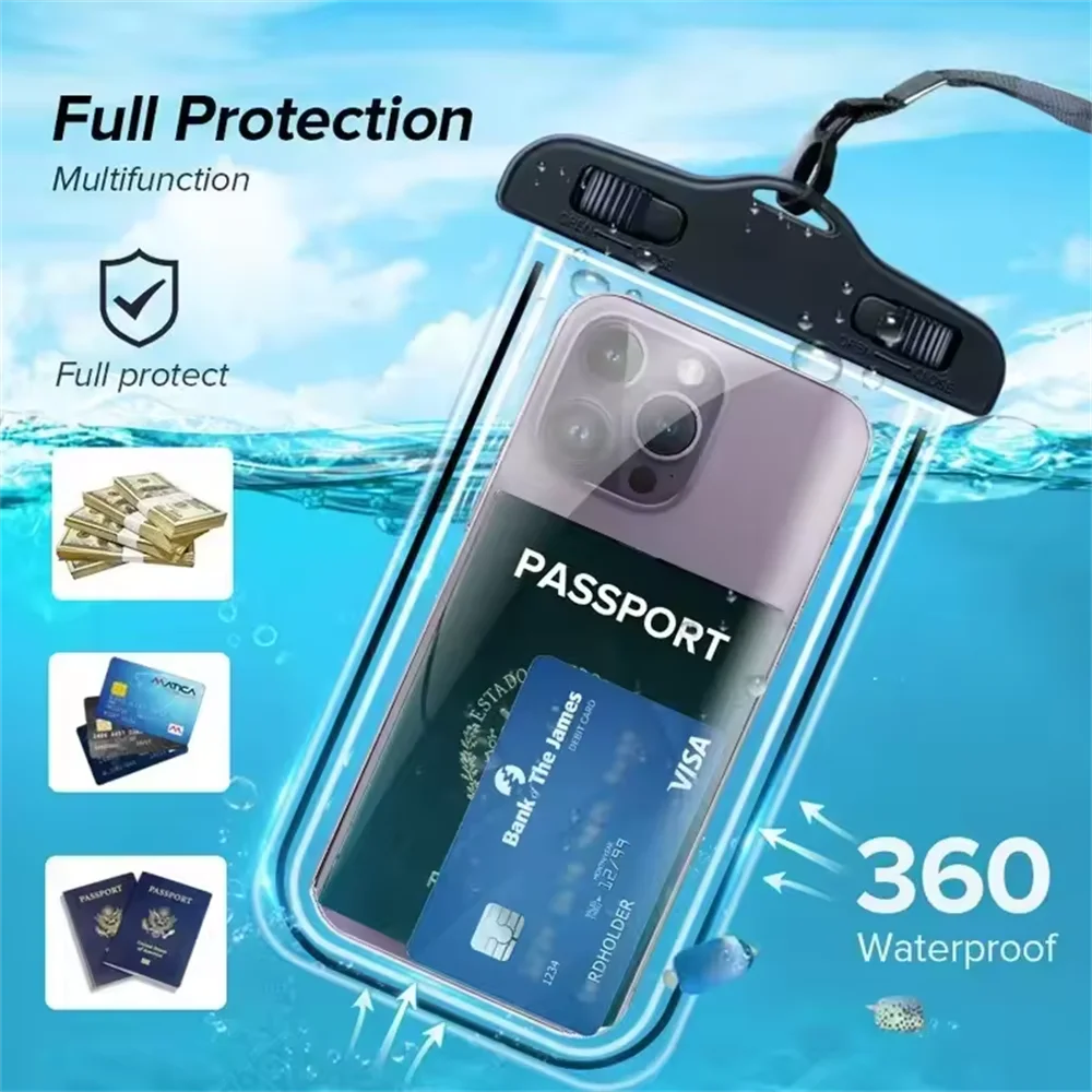 Waterproof Phone Pouch – Underwater Case for 7.2" Phones Waterproof Phone Pouch SPOT