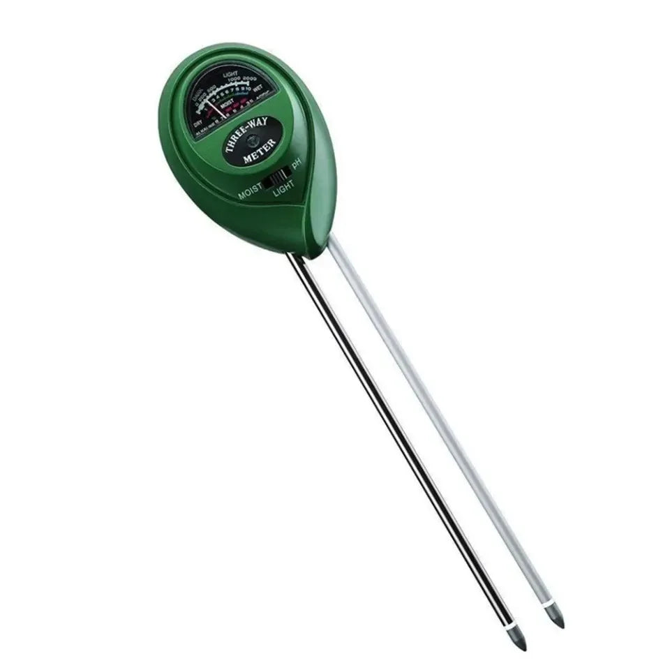 3-in-1 Soil pH, Moisture & Light Meter for Garden Plants Soil Testing Meter SPOT GG