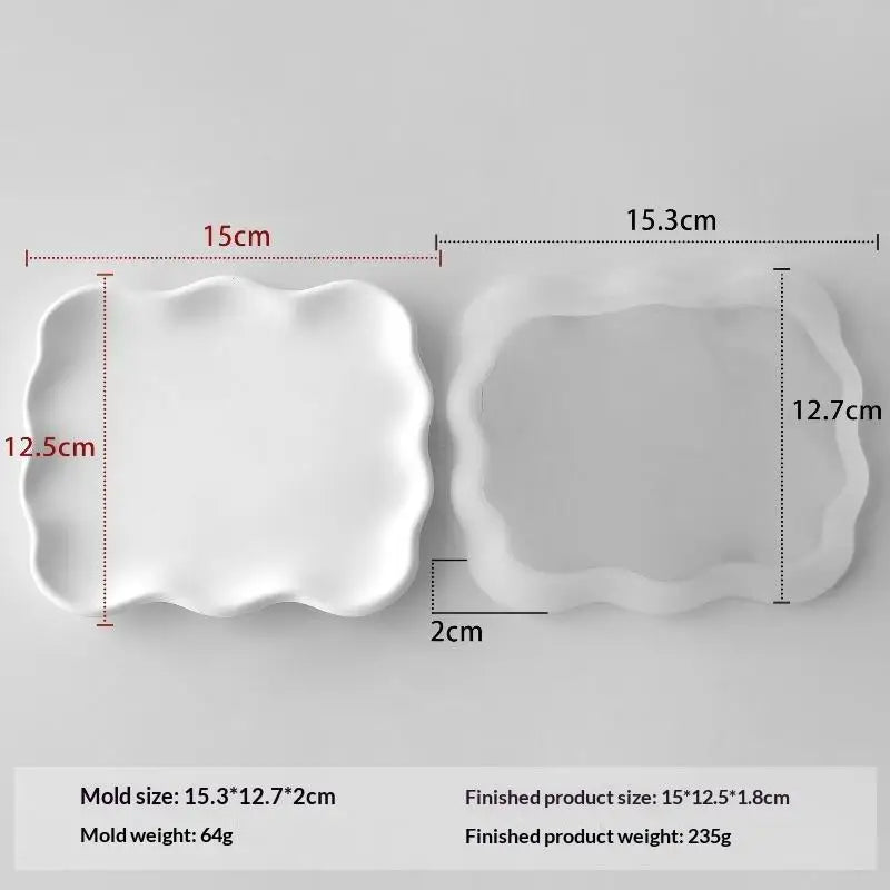 Silicone Mold – Flower Cloud Shell Tray, Coaster & Trinket Dish Silicone Craft Mold SPOT A1