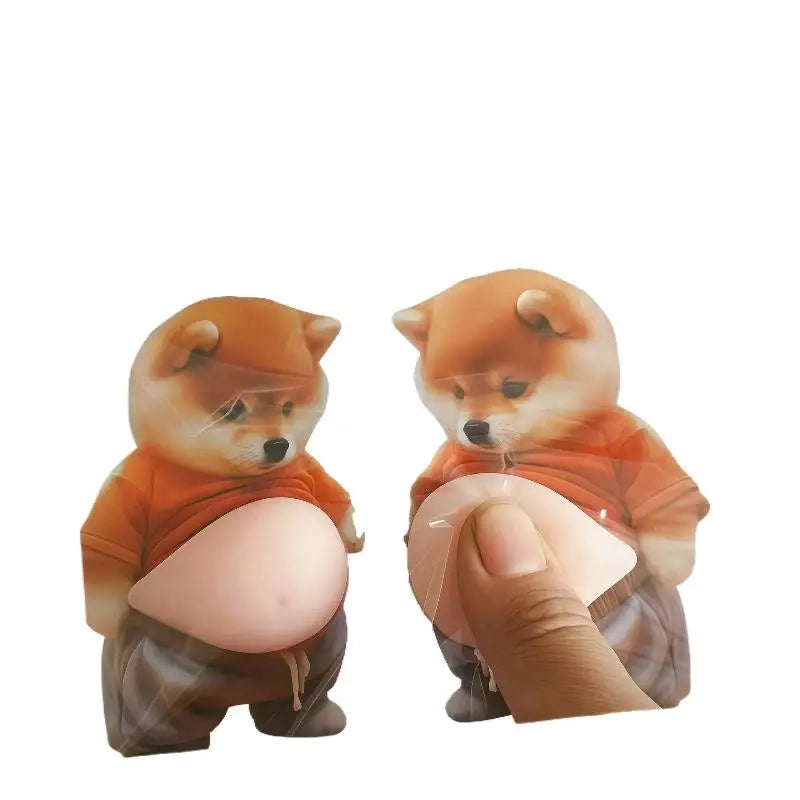 3D Shiba Inu Puppy Sticker – Phone Case & Party Decor Decorative Sticker SPOT