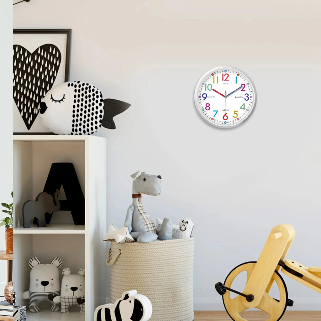 8-Inch Silent Quartz Wall Clock – Modern Home Décor Silent Wall Clock SPOT