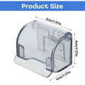 2-Pack Self-Adhesive Razor Holder – Wall-Mounted Shaver Rack Razor Holder Rack SPOT A1