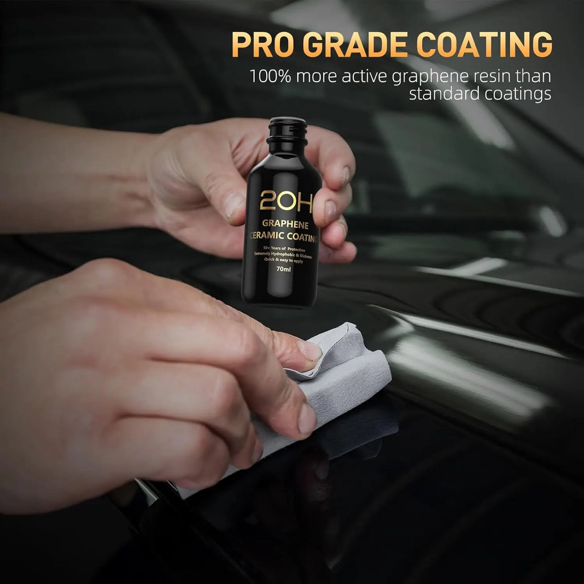 GLASKLARE 20H Graphene Ceramic Car Coating – 10+ Year Protection Ceramic Car Coating SPOT
