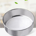 Stainless Steel Flour Sieve Strainer 40 Mesh – Kitchen Sifter Mesh Strainer Sifter SPOT one size