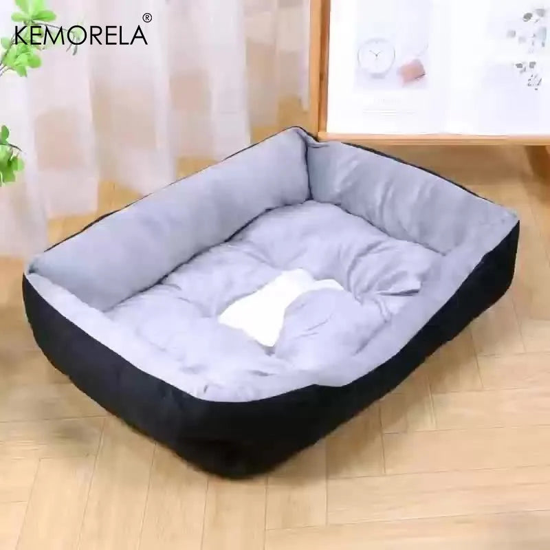 KEMORELA Plush Dog Bed | PP Fill | Small to Large Breeds Plush Dog Bed SPOT