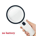 30X Hand-Held LED Magnifier – 12 LED Lights for Reading LED Magnifying Glass SPOT As Show