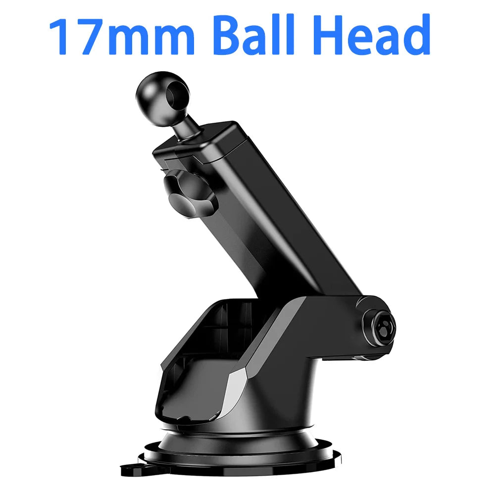 17mm Ball Head Suction Cup Car Phone Mount – Dashboard & Windshield Car Phone Mount SPOT black