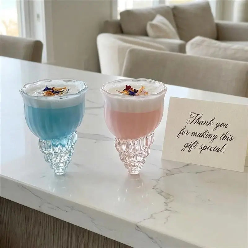 Conch Cocktail Glass – Large Capacity Creative Glassware Cocktail Glass SPOT