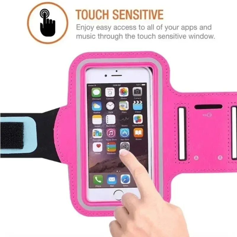 VIKEFON Running Phone Armband – Touch Screen & Key Pocket Phone Armband SPOT