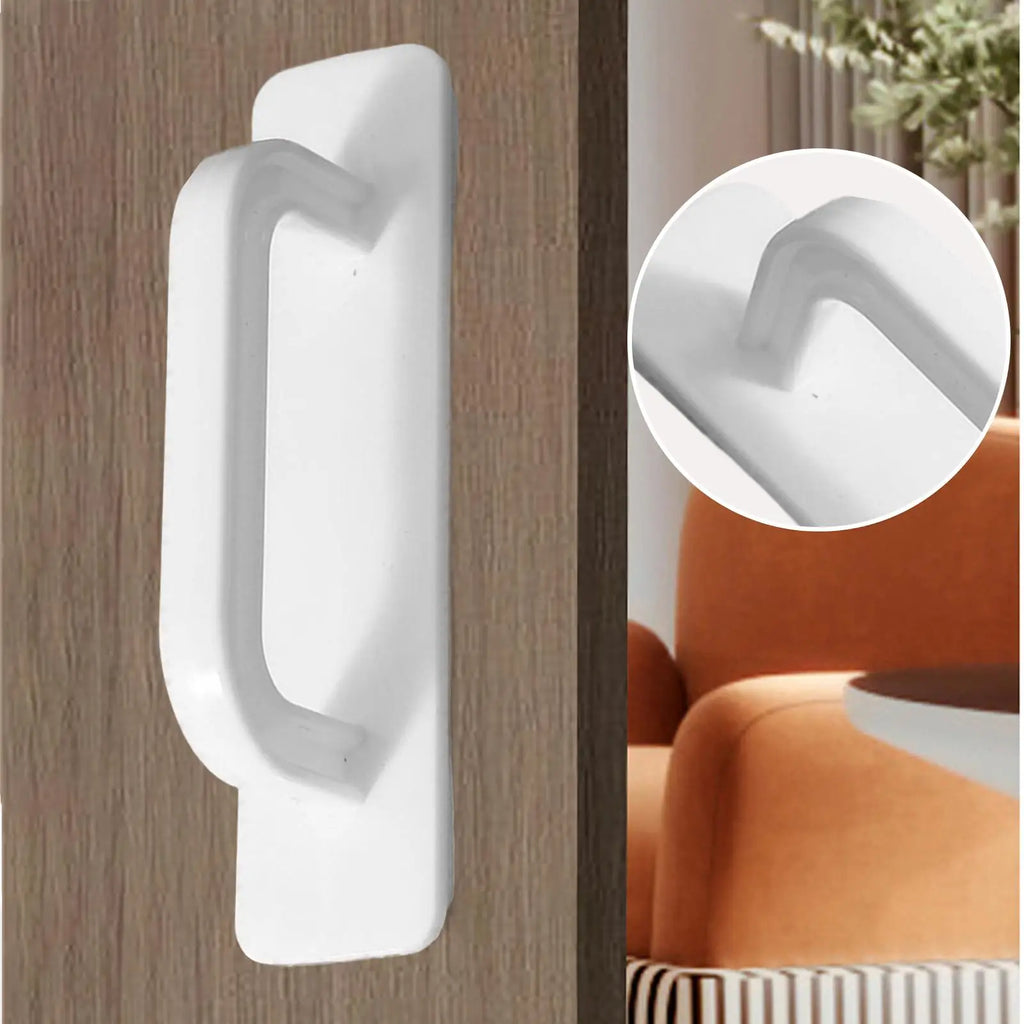 No-Drill Stick-On Cabinet Pull Handle – Black & White, S & L Cabinet Pull Handle SPOT