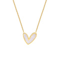 Heart Pendant Necklace – White Seashell Stainless Steel Women Pendant Necklace SPOT Default Title