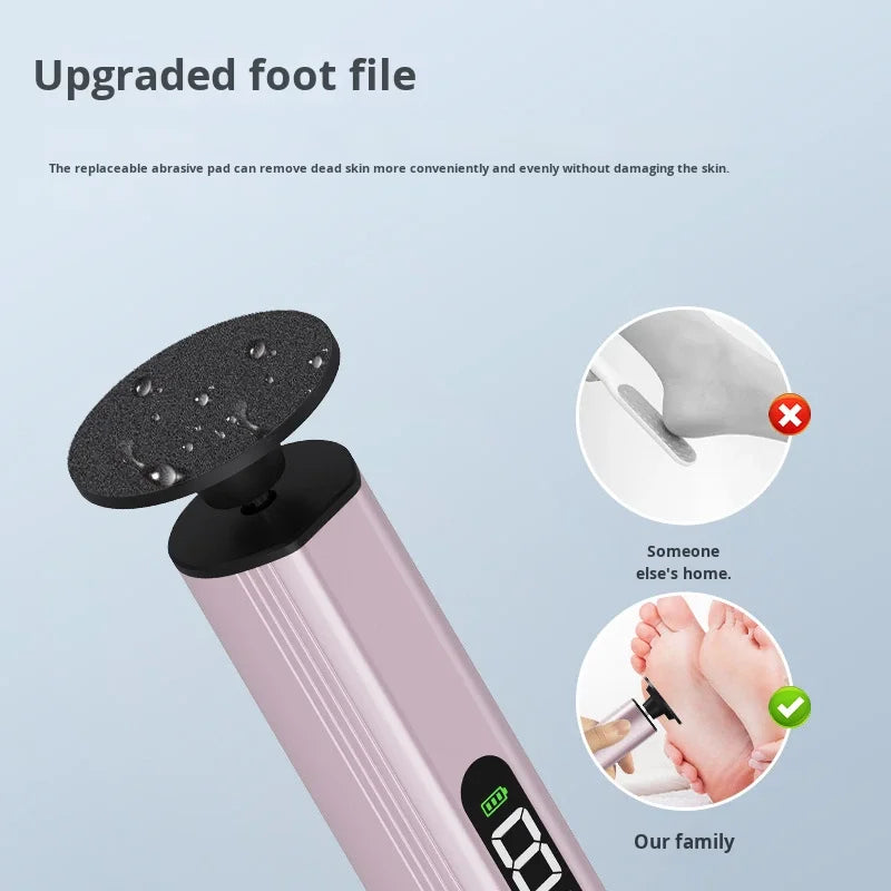 Electric Foot File Callus Remover – USB Rechargeable, LED Display Electric Foot File SPOT