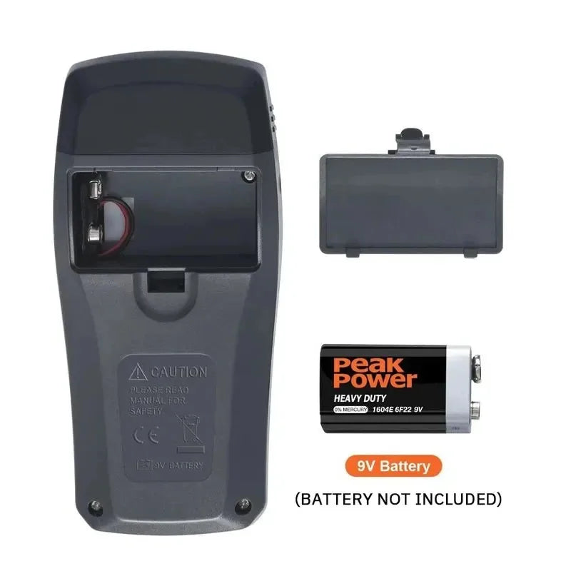 Wood Moisture Meter 0–99.9% Two-Pin Timber Damp Detector Moisture Meter SPOT