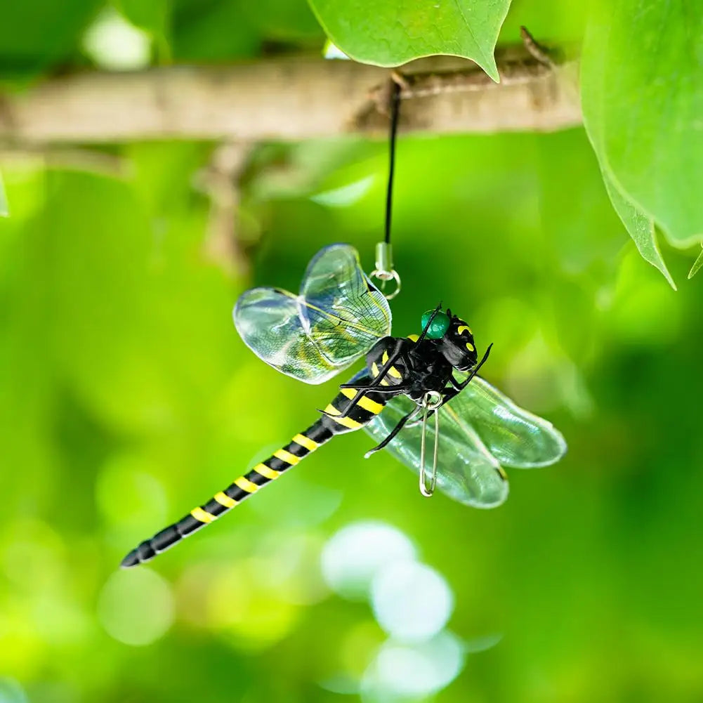 12cm Simulation Dragonfly Garden Ornament – Insect Deterrent Garden Ornament SPOT