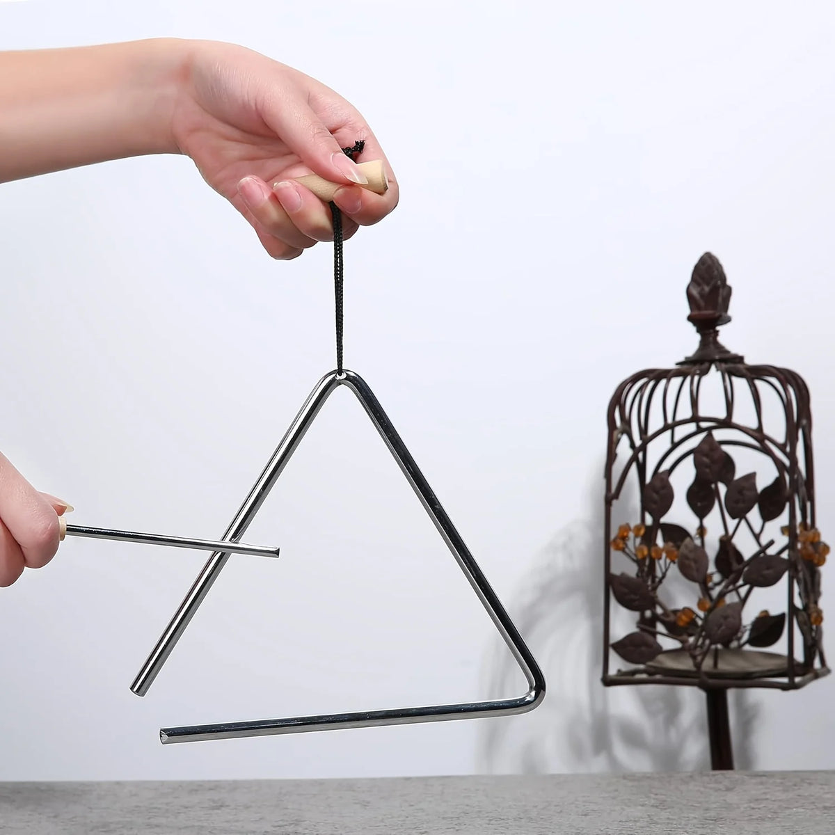 Professional Triangle Instrument Set with Beater | Percussion Percussion Instrument SPOT