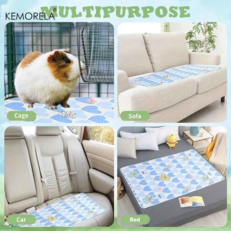 Reusable Guinea Pig Cage Liner – Washable Pee Pad for Small Pets Pet Cage Liner SPOT