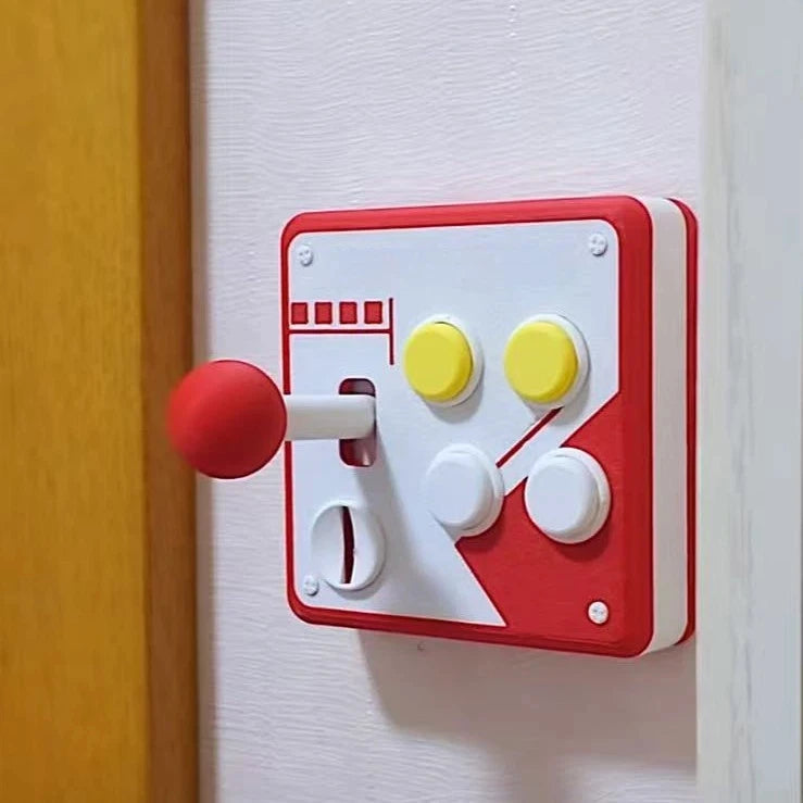 Retro Arcade Joystick Wall Light Switch Panel | Gamer Décor Novelty Wall Switch SPOT